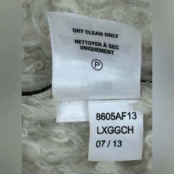 Aeropostale Women's M‎ Faux Suede Sherpa Lining Brown Vest Draped Open Front - Picture 7 of 9